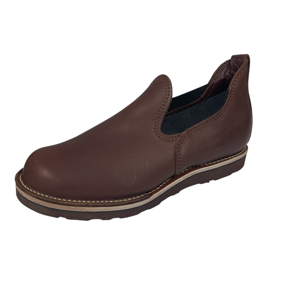 Wesco Romeo Brown Leather Boots Slip On Shoes Mens 11 E Vibram Soles 4014